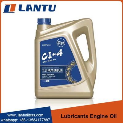O óleo de motor diesel sintético completo resistente K10 do óleo de lubrificação do caminhão de LANTU SAE 15W-40 mantém o motor limpo